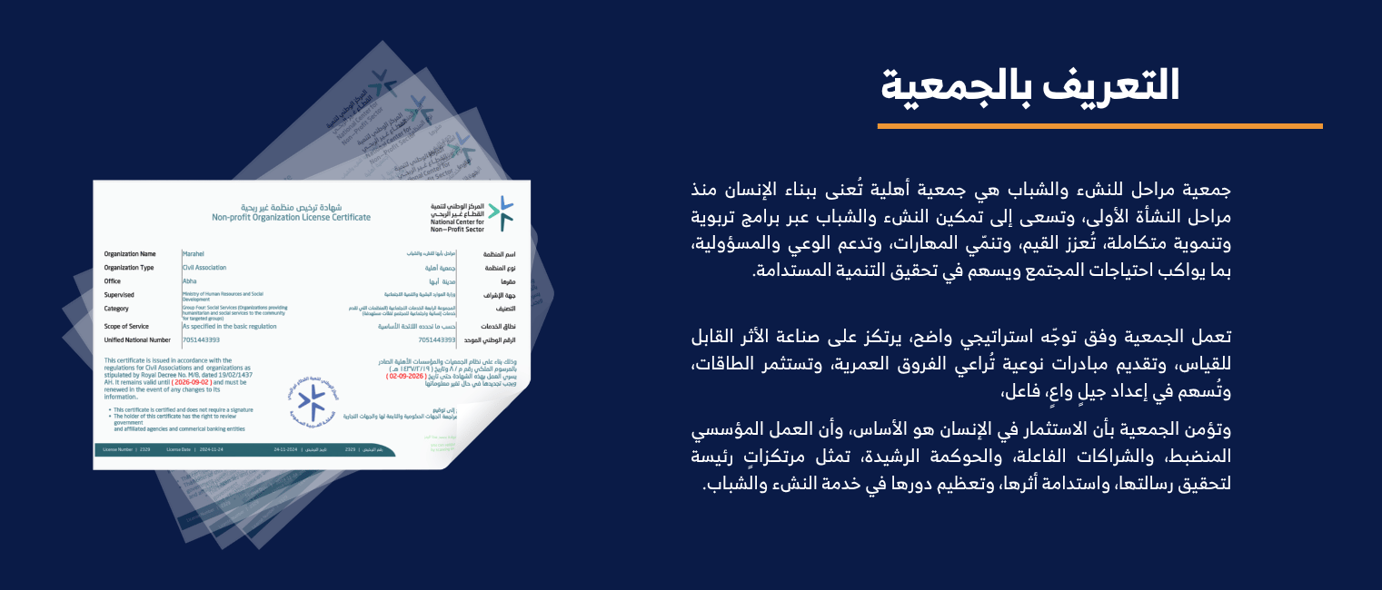 جمعية مراحل بأبها للنشء والشباب